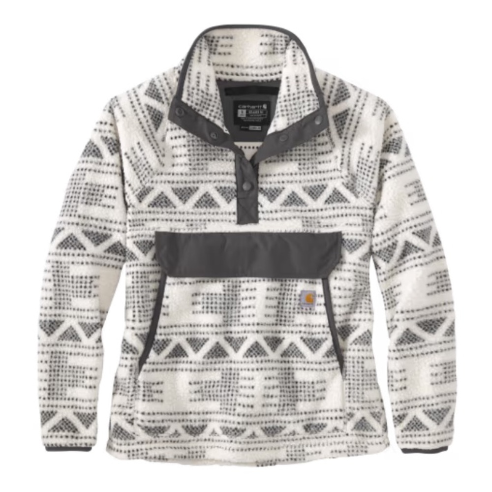 Carhartt Relaxed Fit Fleece Quarter-Snap Pullover